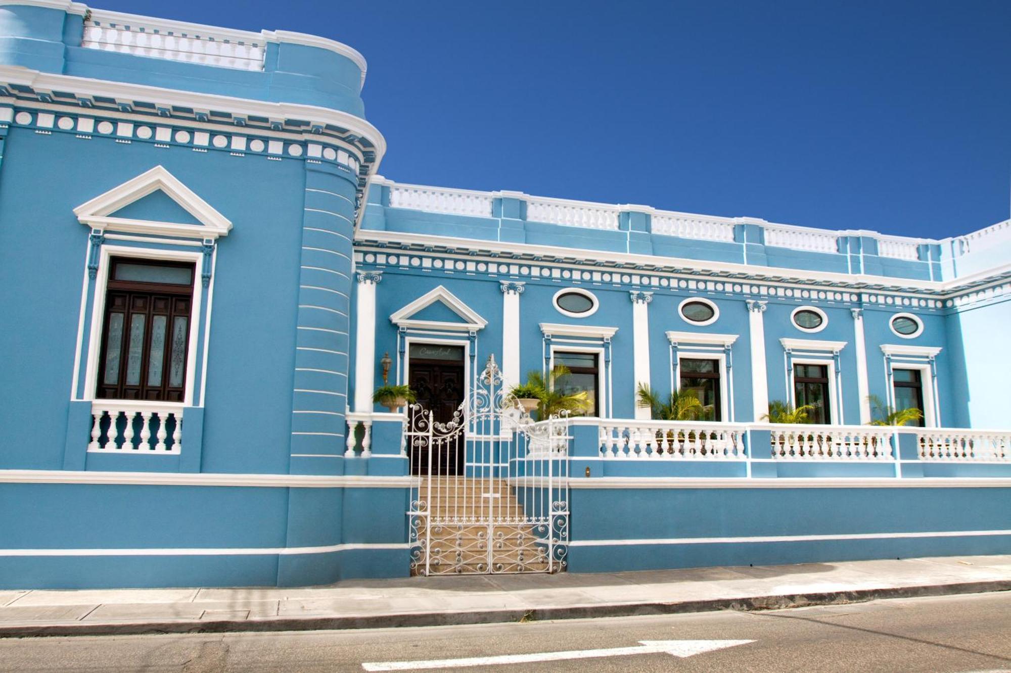 Hotel Casa Azul Monumento Historico Mérida Exteriér fotografie